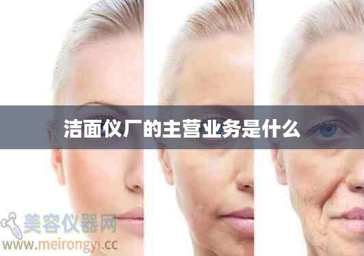 洁面仪厂的主营业务是什么