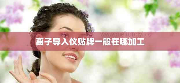 离子导入仪贴牌一般在哪加工