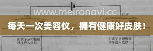 每天一次美容仪，拥有健康好皮肤！