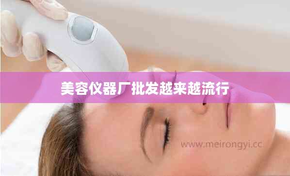 美容仪器厂批发越来越流行