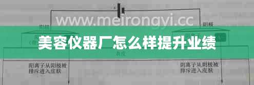 美容仪器厂怎么样提升业绩