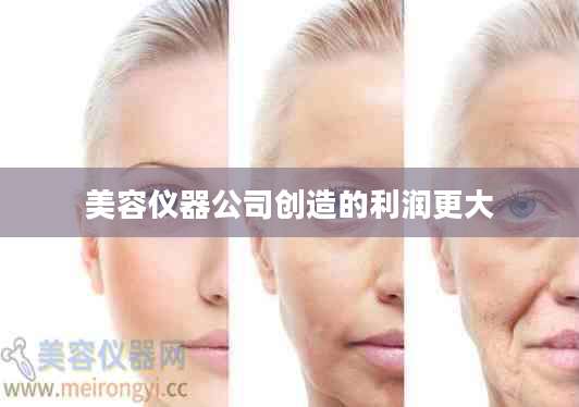 美容仪器公司创造的利润更大