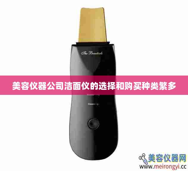 美容仪器公司洁面仪的选择和购买种类繁多