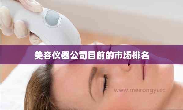 美容仪器公司目前的市场排名