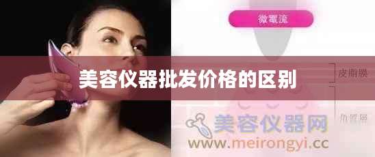 美容仪器批发价格的区别