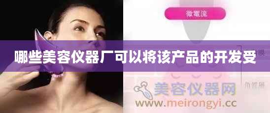 哪些美容仪器厂可以将该产品的开发受