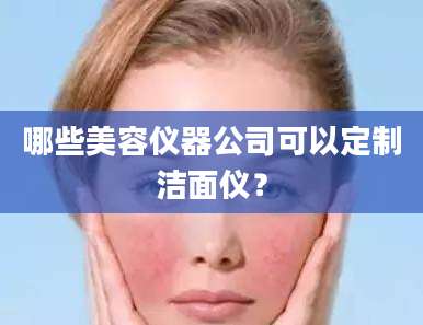 哪些美容仪器公司可以定制洁面仪？