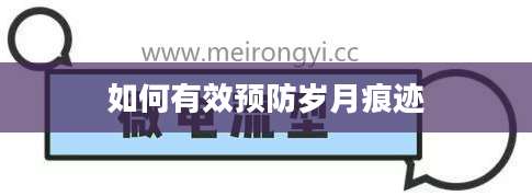 如何有效预防岁月痕迹