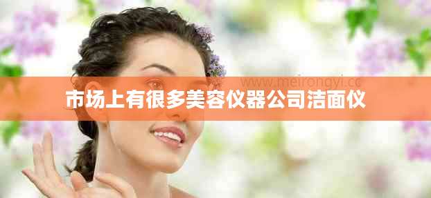 市场上有很多美容仪器公司洁面仪