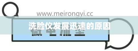 洗脸仪发展迅速的原因