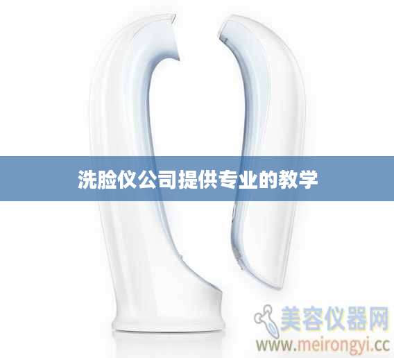 洗脸仪公司提供专业的教学