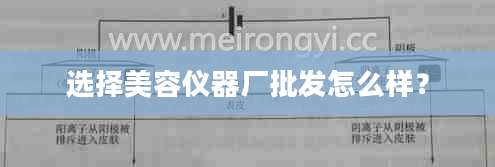 选择美容仪器厂批发怎么样？