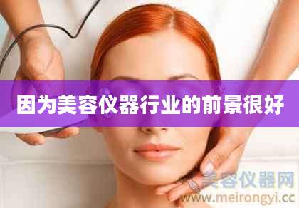 因为美容仪器行业的前景很好