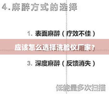 应该怎么选择洗脸仪厂家？
