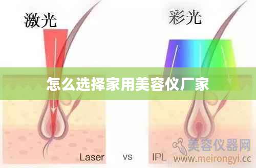 怎么选择家用美容仪厂家