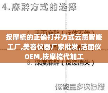 按摩梳的正确打开方式云惠智能工厂,美容仪器厂家批发,洁面仪OEM,按摩梳代加工