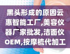 黑头形成的原因云惠智能工厂,美容仪器厂家批发,洁面仪OEM,按摩梳代加工