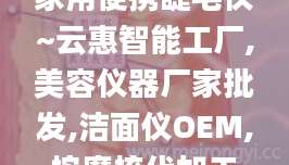 家用便携睫毛仪~云惠智能工厂,美容仪器厂家批发,洁面仪OEM,按摩梳代加工