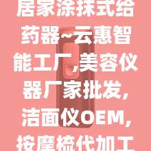 居家涂抹式给药器~云惠智能工厂,美容仪器厂家批发,洁面仪OEM,按摩梳代加工