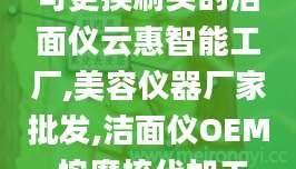 可更换刷头的洁面仪云惠智能工厂,美容仪器厂家批发,洁面仪OEM,按摩梳代加工