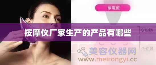 按摩仪厂家生产的产品有哪些